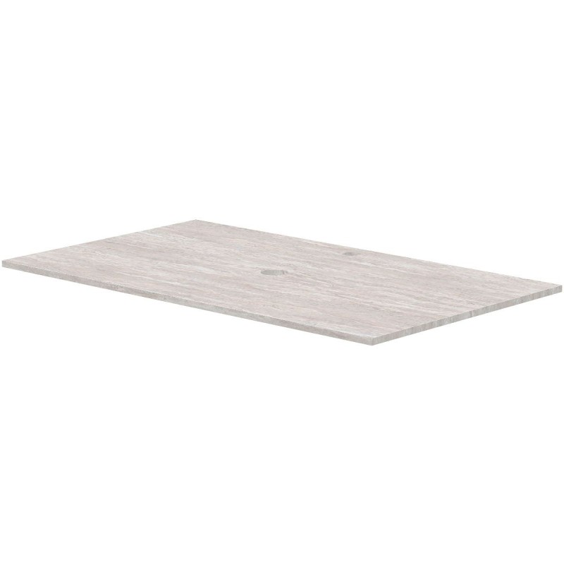 Tablette marbre céramique puro l90 h1,2 1vidage/trou robinet travertin