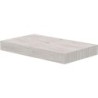 Tablette marbre céramique puro l90 h10 1vidage/trou robinet travertin