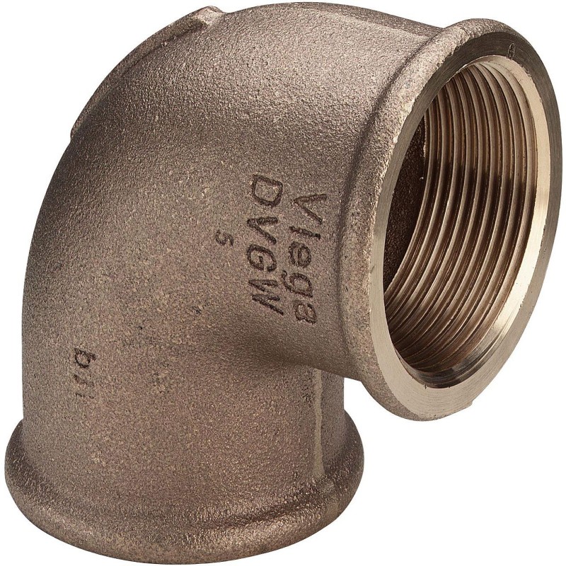 Viega coude DRAAD FITTING bronze 1/2"FF