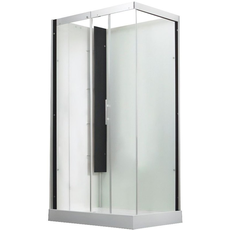 Kinedo cabine 1/4rond douche new horizon 90R porte pivotante