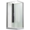 Kinedo cabine 1/4rond douche new horizon 90R porte pivotante