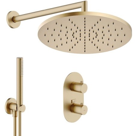 Nobili combinaison de douche à encastrer live 300 miele brosse