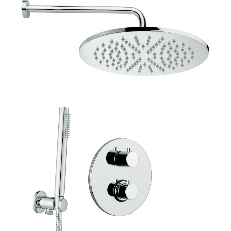 Paffoni combinaison douche à encastrer + douche arrosoir inox
