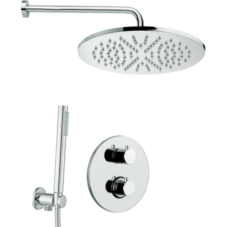 Paffoni combinaison douche à encastrer + douche arrosoir inox