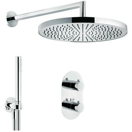 Nobili combinaison douche à encastrer live 300 chrome