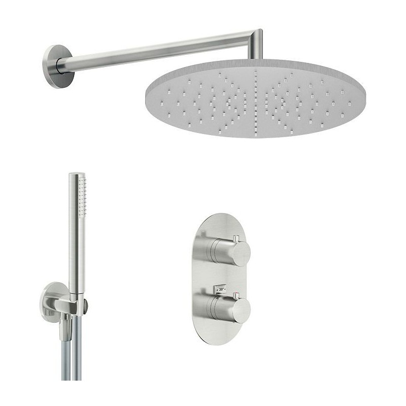 Nobili combinaison douche à encastrer live 300 inox