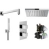 Nobili combinaison douche à encastrer mia chrome