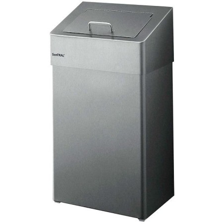 C&C conteneur hygiènique santral 18L inox brosace