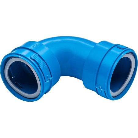 Vasco courbe bride fixation 90° pour gaine d'air pour bêton 90mm