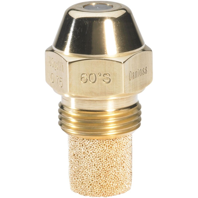 Danfoss gicleur mazout cône plein 0,4 gph 60°