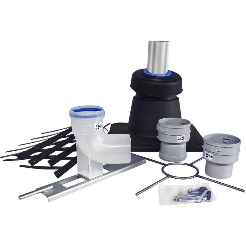Burgerhout kit accessoires pour flexible pp (multi)flex 100mm
