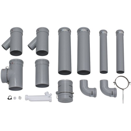 Vaillant kit pour 2 chaudières murales l'un à côté d'autre dn130