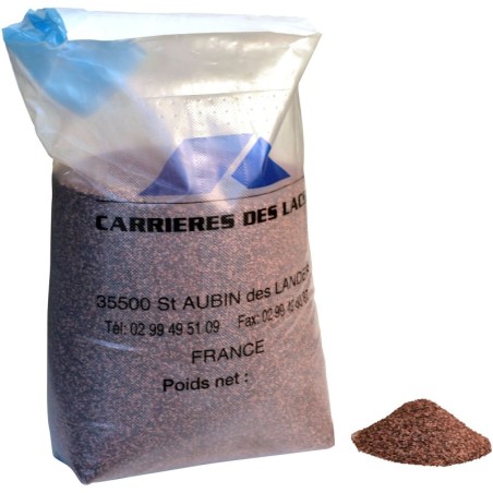 Paillettes d'ardoise rouge bourguignon sac 30kg