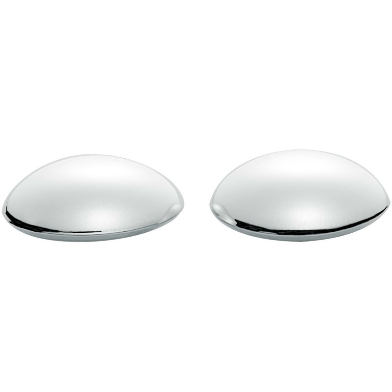 Dornbracht paire caches decoratives performance  platinum satin