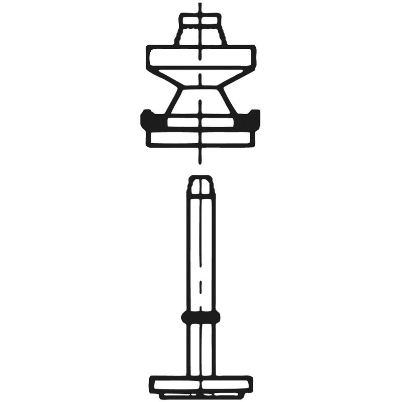Benkiser piston 1/2" droit