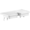Nobili planchet pour colonne de douche abc blanc