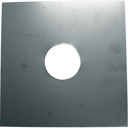 Plaque fixation pour flexible inox 100mm