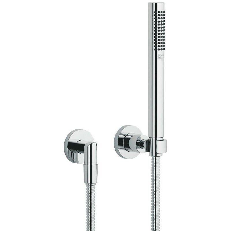 Dornbracht set de bain+coude mural tara. micro chrome