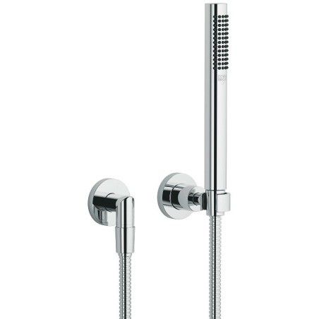 Dornbracht set de bain+coude mural tara. micro chrome