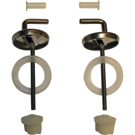 Set de charnières pour spot inox