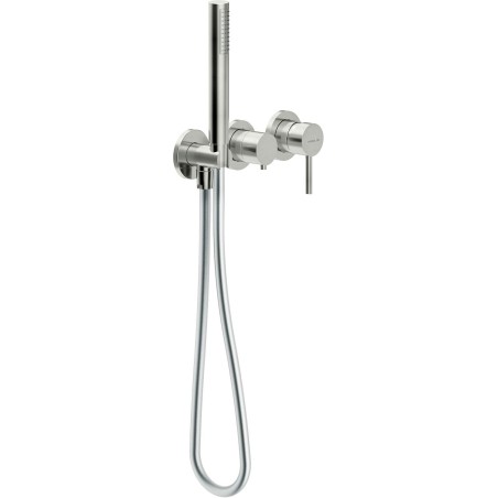 Nobili set de finition 3trou mitigeur bain/douche mural live/velis inox