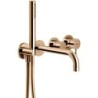 Nobili set de finition mitigeur bain 4 trous mural velis tramonto brillant
