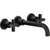 Nobili set de finition mitigeur lavabo 3 trous lira 205mm noir mat