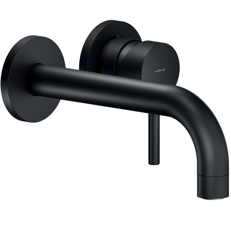 Nobili set de finition mitigeur lavabo live 150mm noir mat