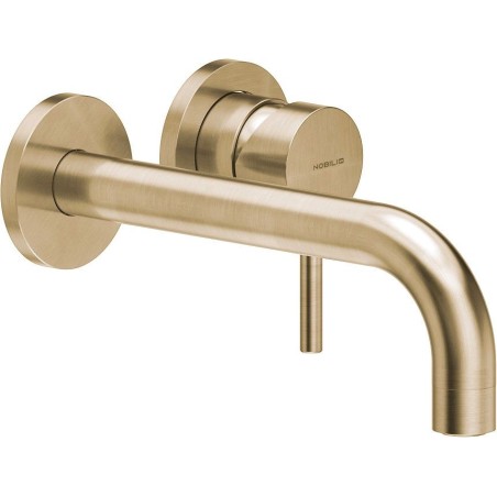 Nobili set de finition mitigeur lavabo live 200mm miele brossé