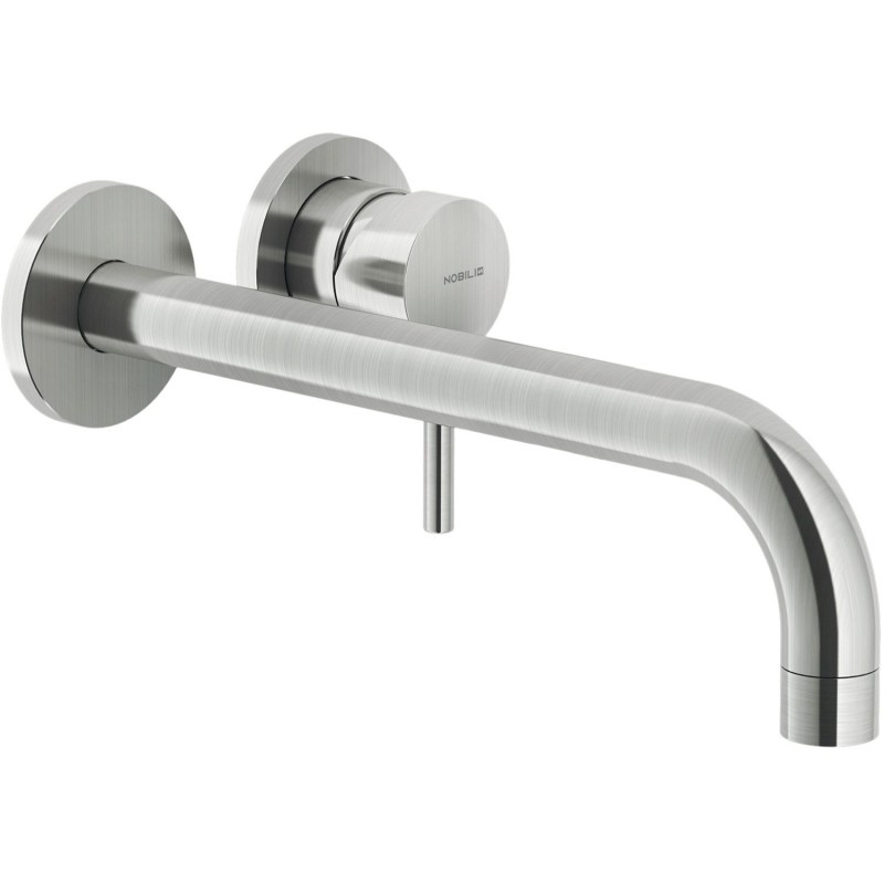 Nobili set de finition mitigeur lavabo live 250mm inox