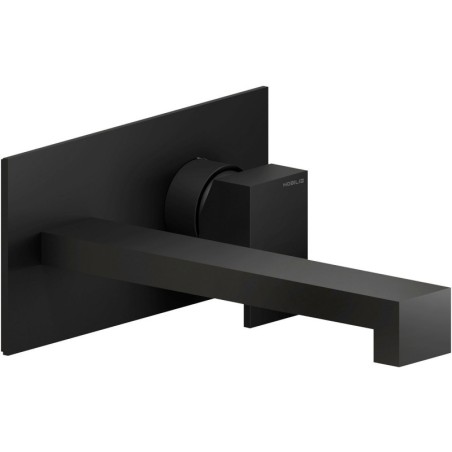 Nobili set de finition mitigeur lavabo mia 200mm noir mat