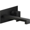 Nobili set de finition mitigeur lavabo mia 200mm noir mat