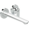 Ideal Standard set de finition mitigeur lavabo mural connect air is 225mm chrome