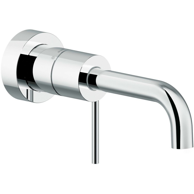 Nobili set de finition mitigeur lavabo mural velis 200mm chrome