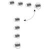 Paffoni set de finition pour mitigeur bain/douche thermostatique (3sorties) horizontal et vertical
