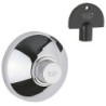 Hansgrohe set de finition robinet d'arrêt à encastrer + cle grohe chrome