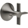 Dornbracht set de finition robinet d'arrêt vaia 3/4" dark platinum matte