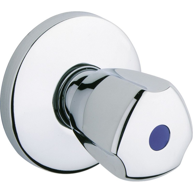 Kludi set de finition robinet d'arrêt eau froide chrome