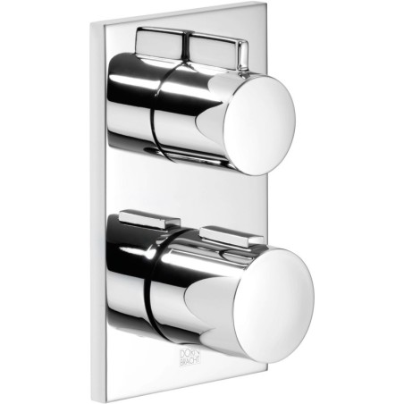 Dornbracht set de finition thermostat à encastrer + robinet d'arrêt imo chrome