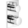 Dornbracht set de finition thermostat à encastrer + robinet d'arrêt imo chrome