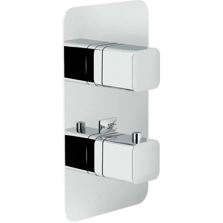 Nobili set de finition thermostat+inverseur loop chrome