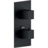 Nobili set de finition thermostat+inverseur mia noir mat