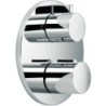 Dornbracht set de finition thermostat+robinet d'arrêt vaia/ tara (logic)/meta02 chrome