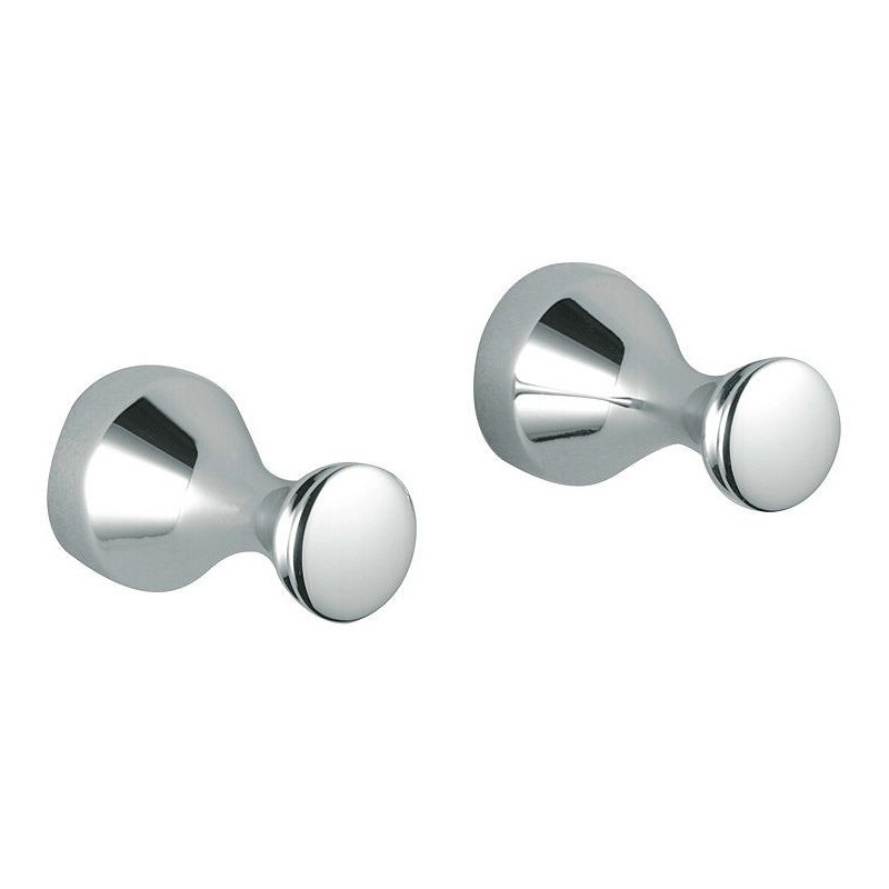 Dornbracht set porte-manteau madison platinum-satin