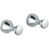 Dornbracht set porte-manteau madison platinum-satin