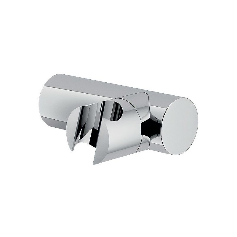Nobili support mural douche à main universel rond chrome