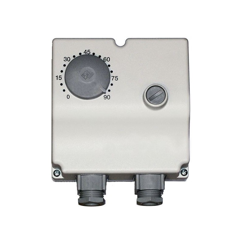 Euro-Index thermostat à plongeur 8g5 double 100mm 0-90°