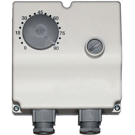 Euro-Index thermostat à plongeur 8g5 double 100mm 0-90°
