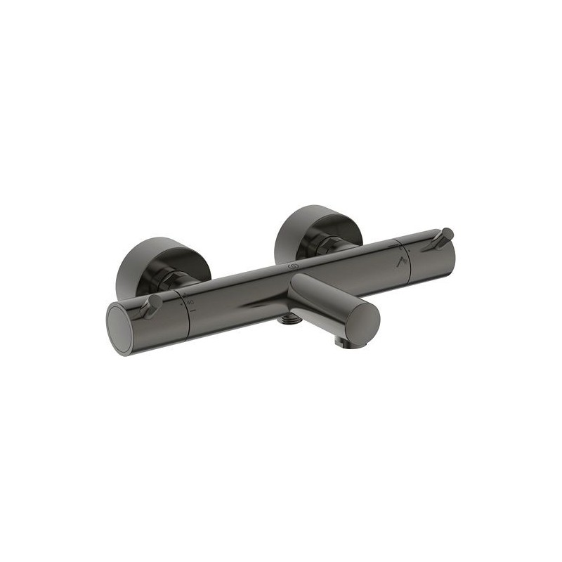 Ideal Standard thermostat bain ceratherm t125 poignées de goupille brushed gun metal