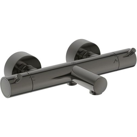 Ideal Standard thermostat bain ceratherm t125 poignées de goupille brushed gun metal
